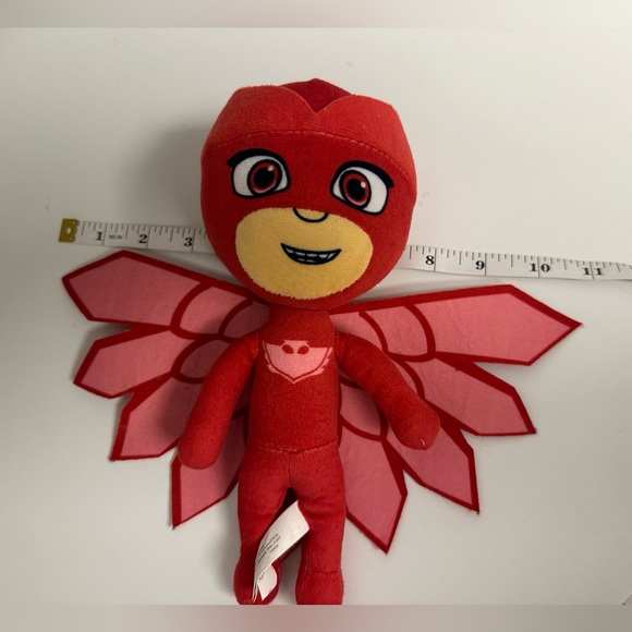 PJ Masks Owlette Plush Stuffed Animal Red Nickelodeon Toy - Picture 9 of 9